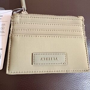 NWT Athleta Diem Cardholder Olive Branch (wallet)